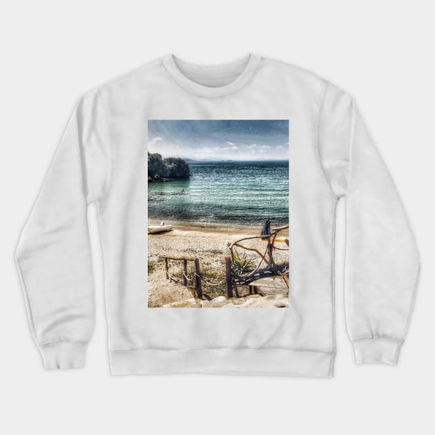 Perfect getaway on Mediterranean sea Crewneck Sweatshirt by Khala